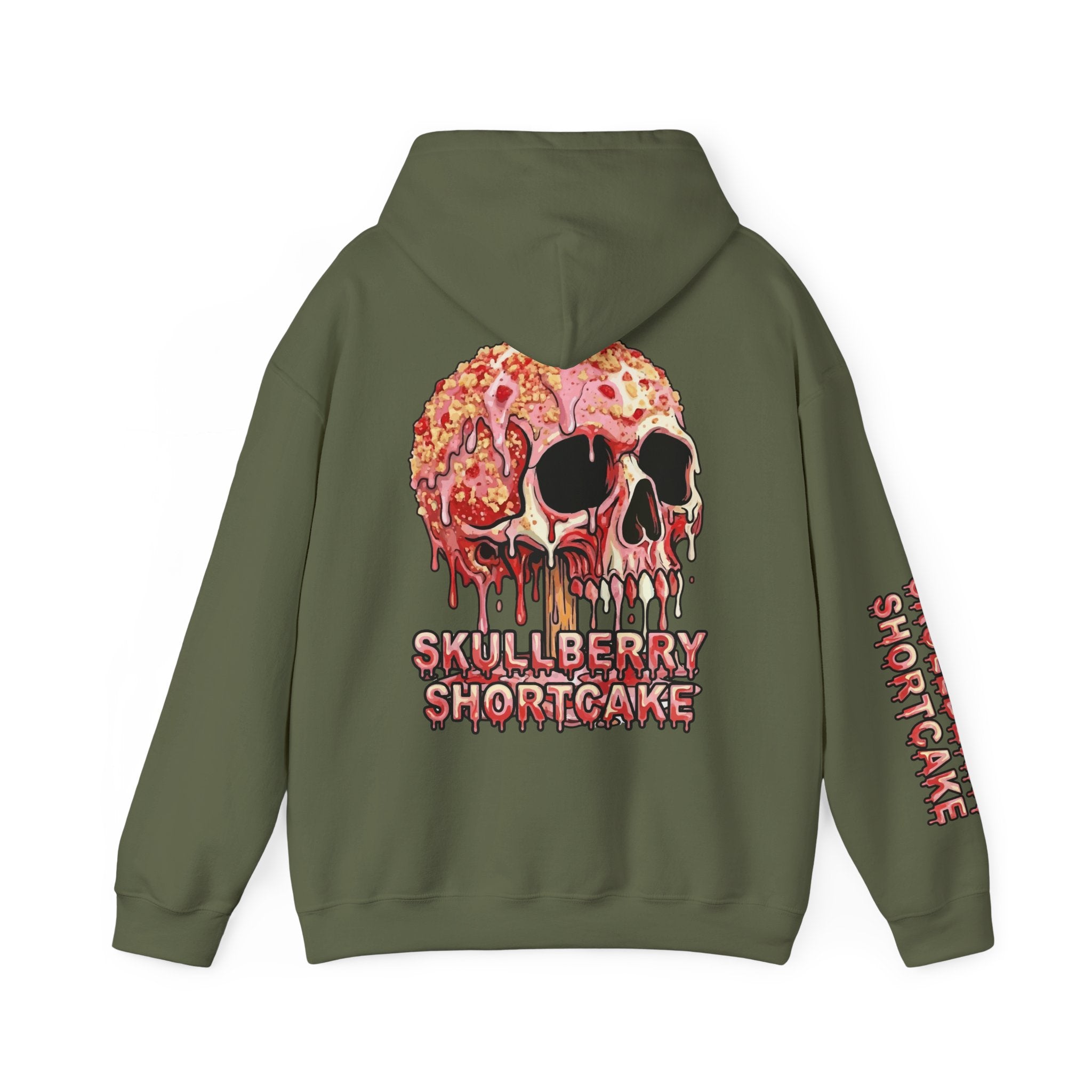 Skullcream-Skullberry Shortcake Hoodie | Dripping Skull Graphic