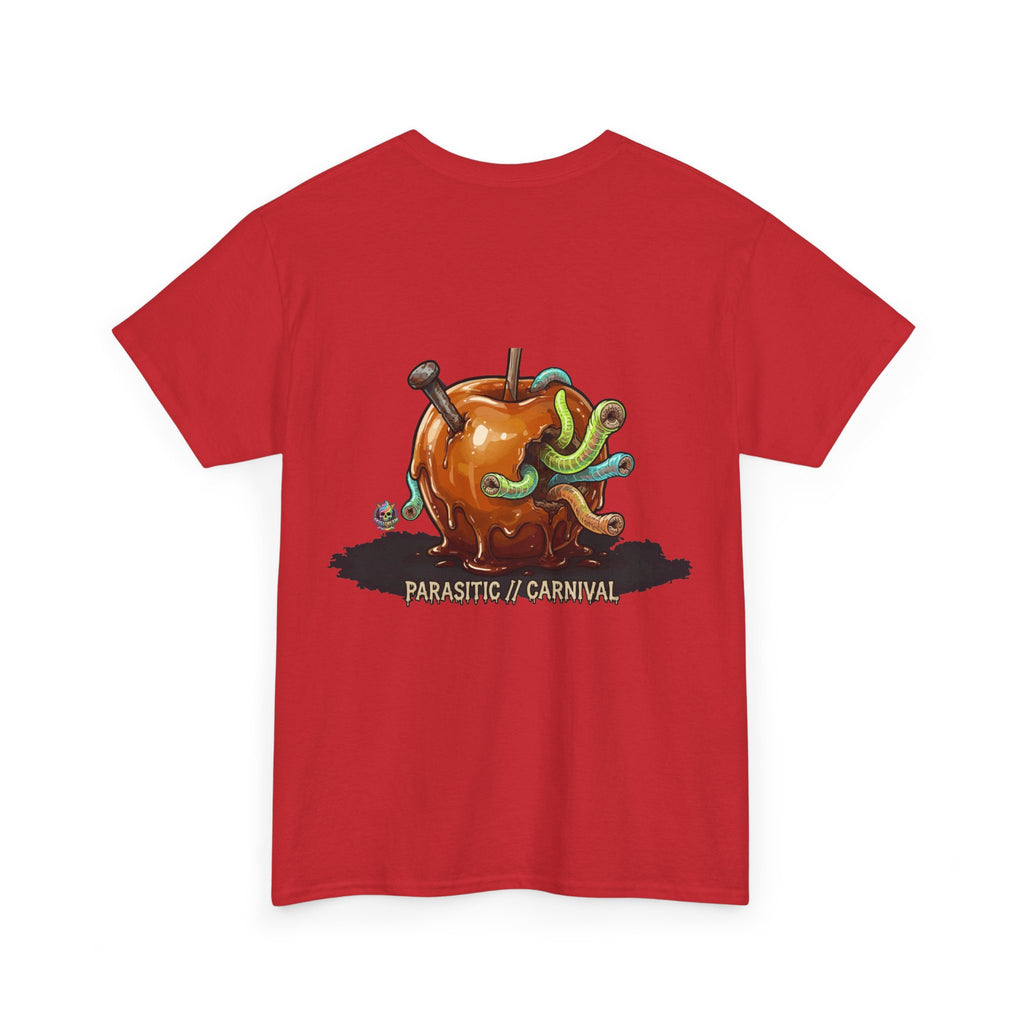 Skullcream Carnival Caramel Apple - Spooky Candy Apple Graphic T-Shirt