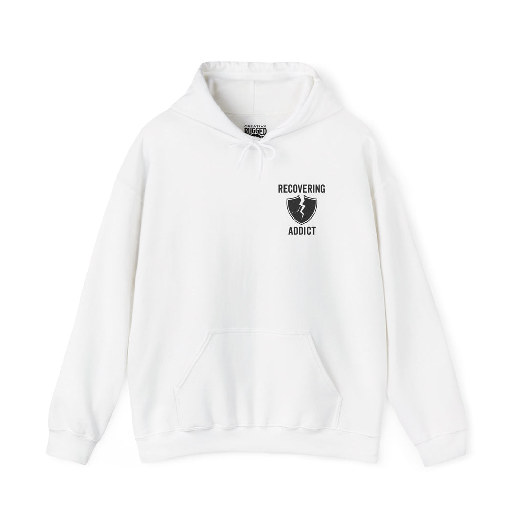 Addicted | Yes Sir Hoodie | Recovering Addict Graphic Hoodie