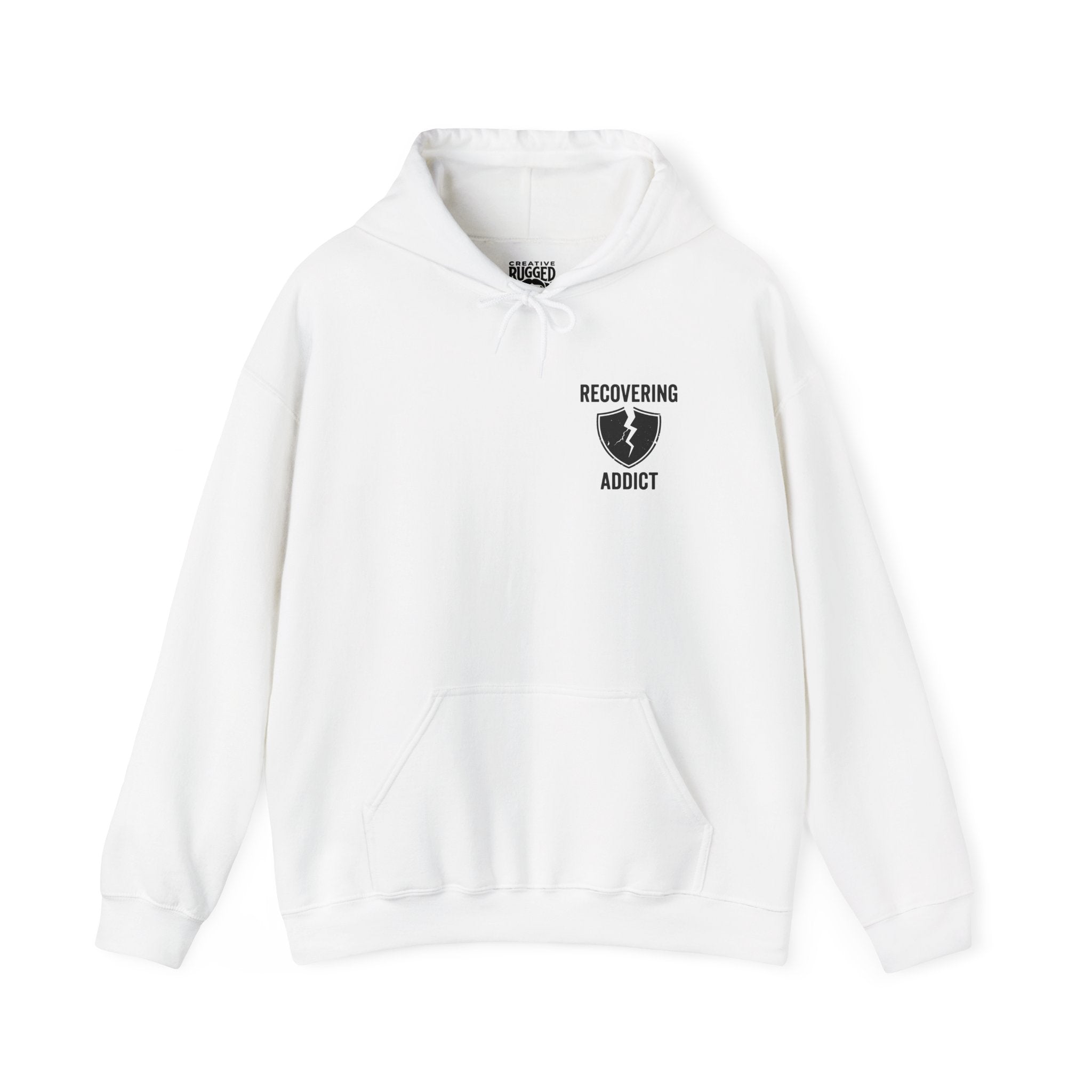 Addicted | Yes Sir Hoodie | Recovering Addict Graphic Hoodie