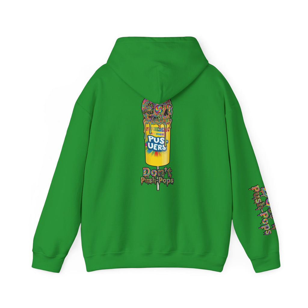 Skullcream-Don’t Push-Pops Hoodie | Dripping Skull Graphic