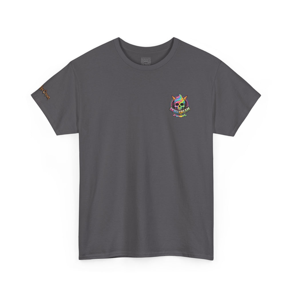 Skullcream-Ooh-Fudge Cream T-Shirt | Colorful Drip Graphic Tee