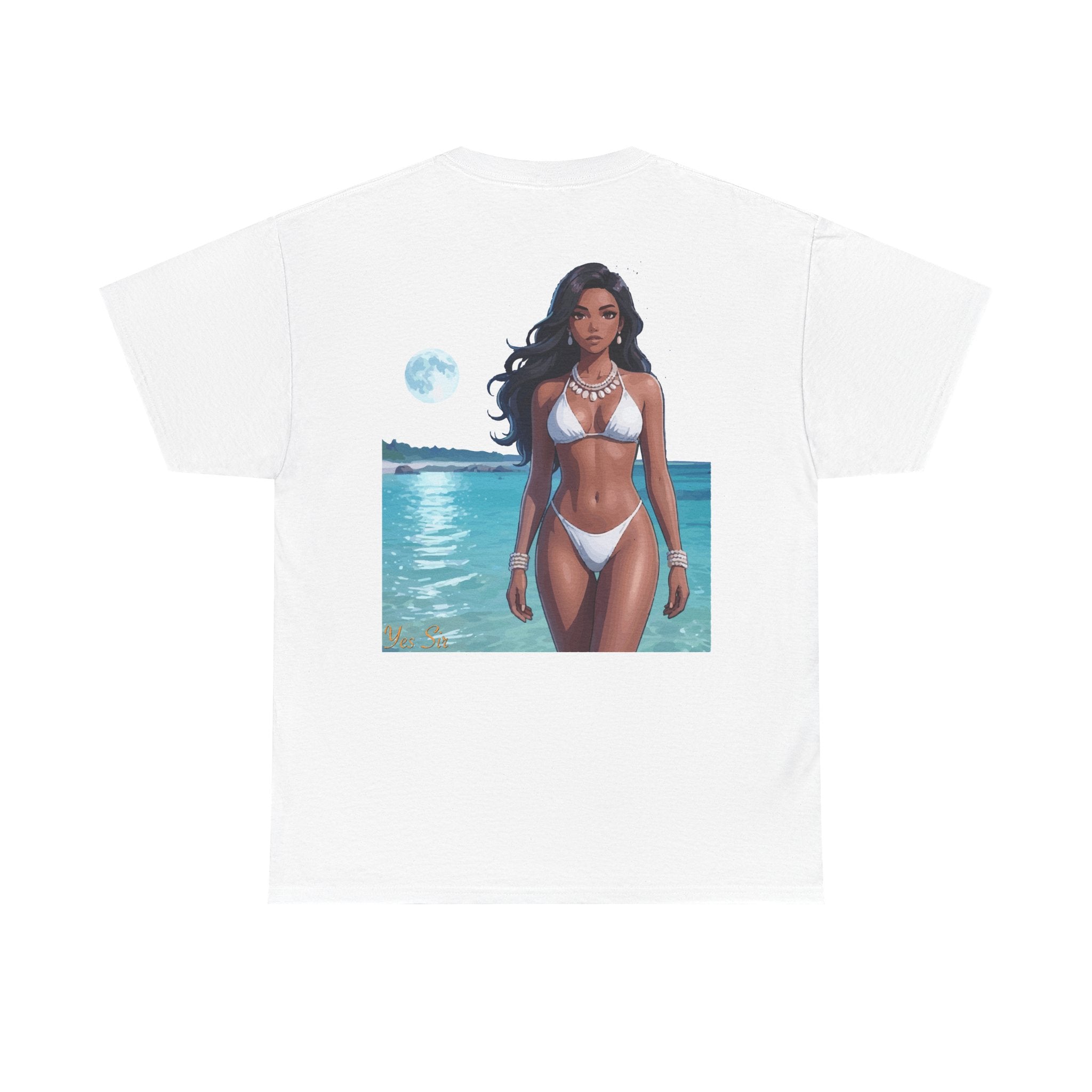Under the Moon Light Yes Sir T-Shirt | Parental Advisory  for the Bearded