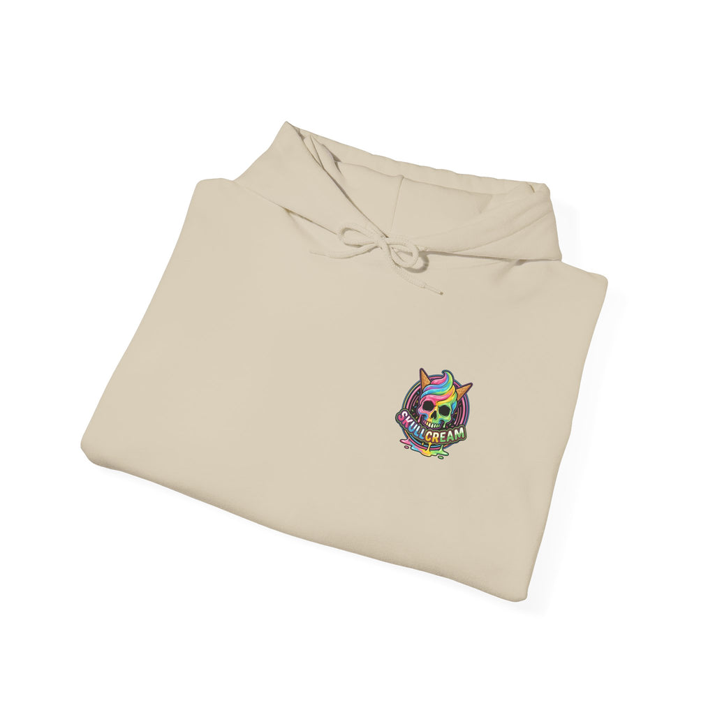 Cotton Candy Skullcream Hoodie — Sticky Fingers Band Graphic Pullover
