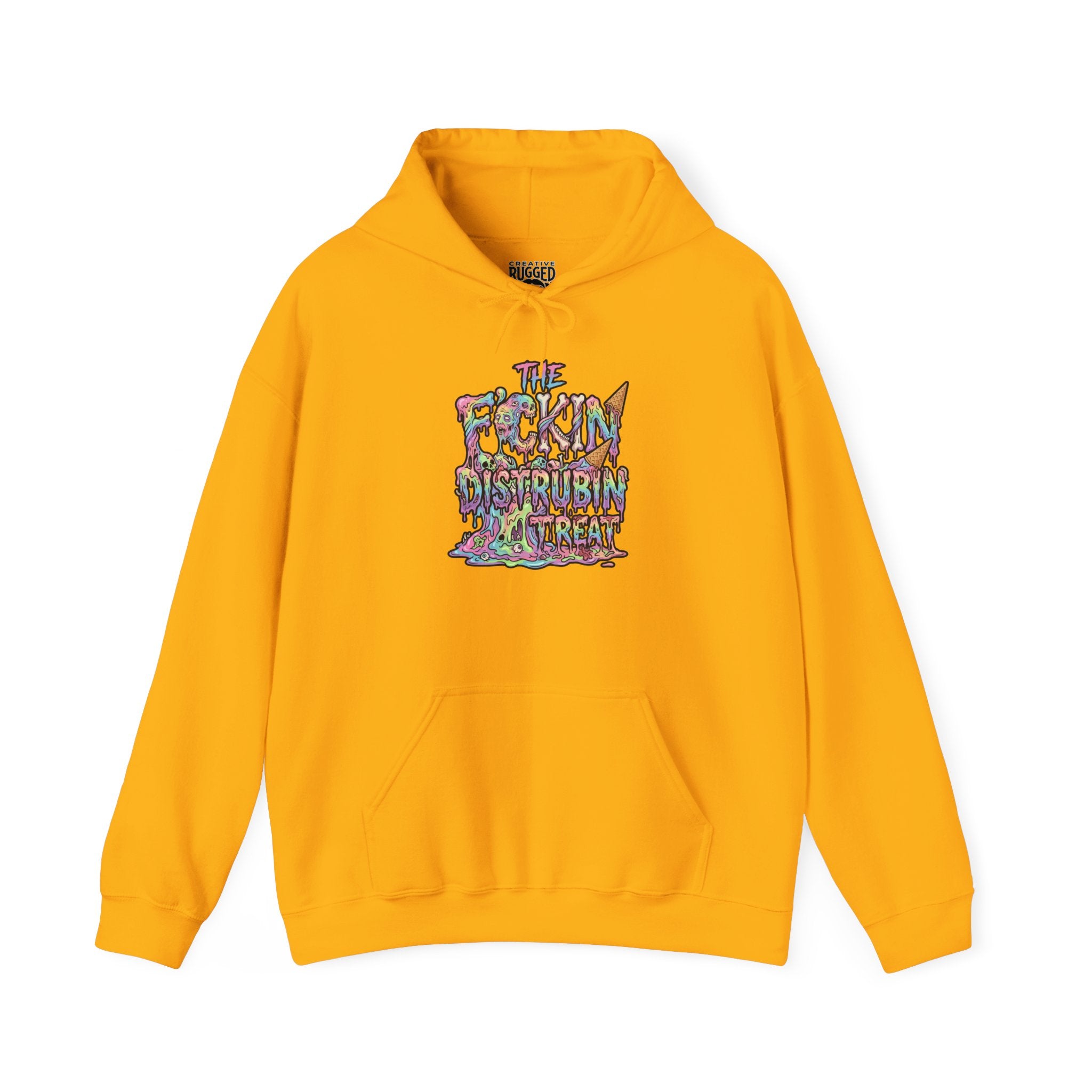 Skullcream-Goreo Crush Cream Hoodie | Dripping Skull Graphic