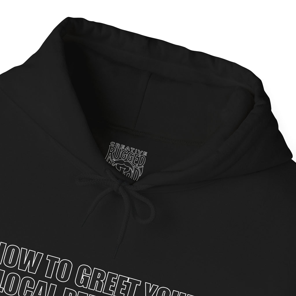 Protective Dad Greetings Hoodie | Here’s Your Warning