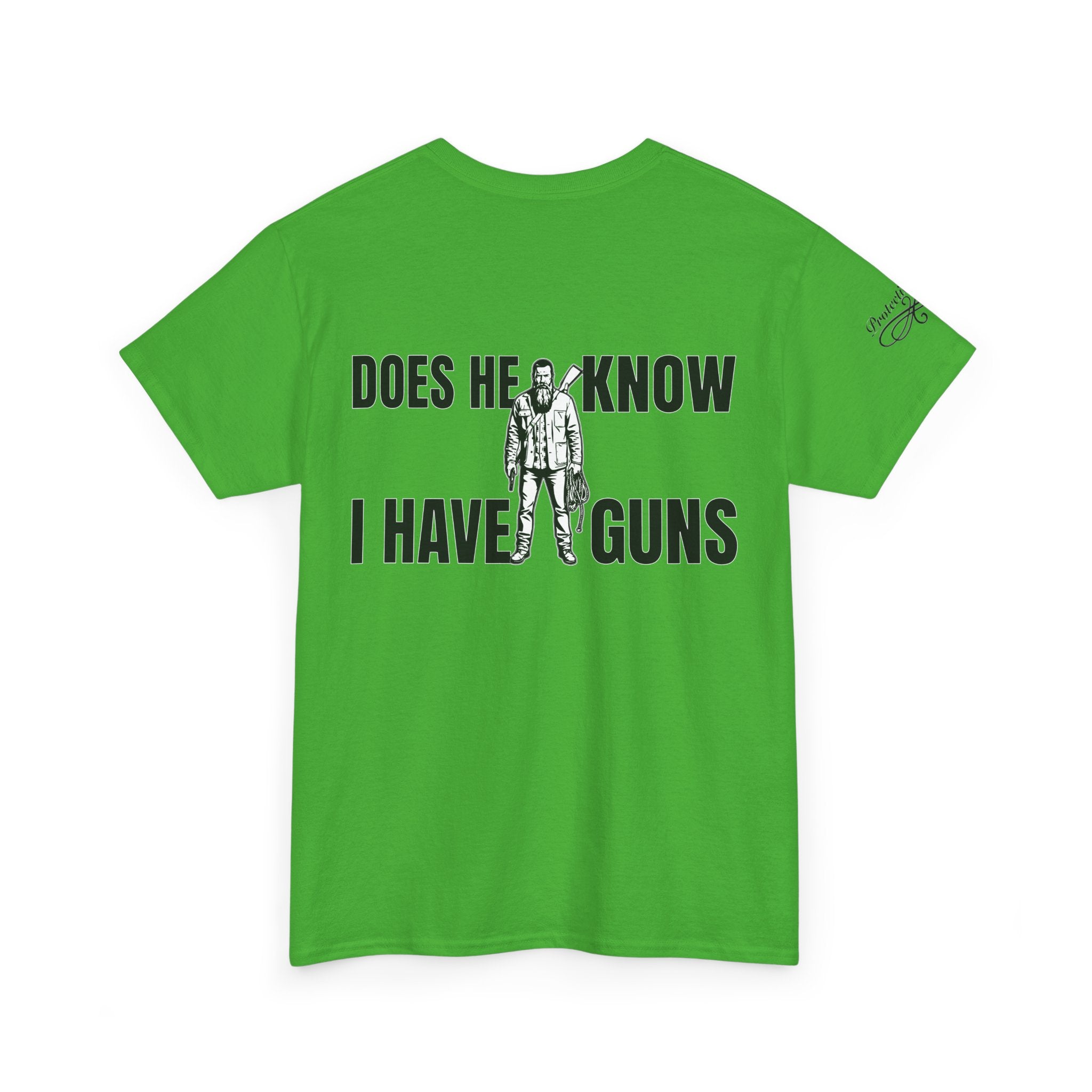 Protective Dad Does He Know T-Shirt| Here’s Your Warning