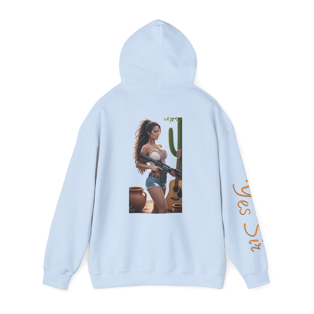 Nice Guitar- Yes Sir Hoodie | Parental Advisory  for the Bearded