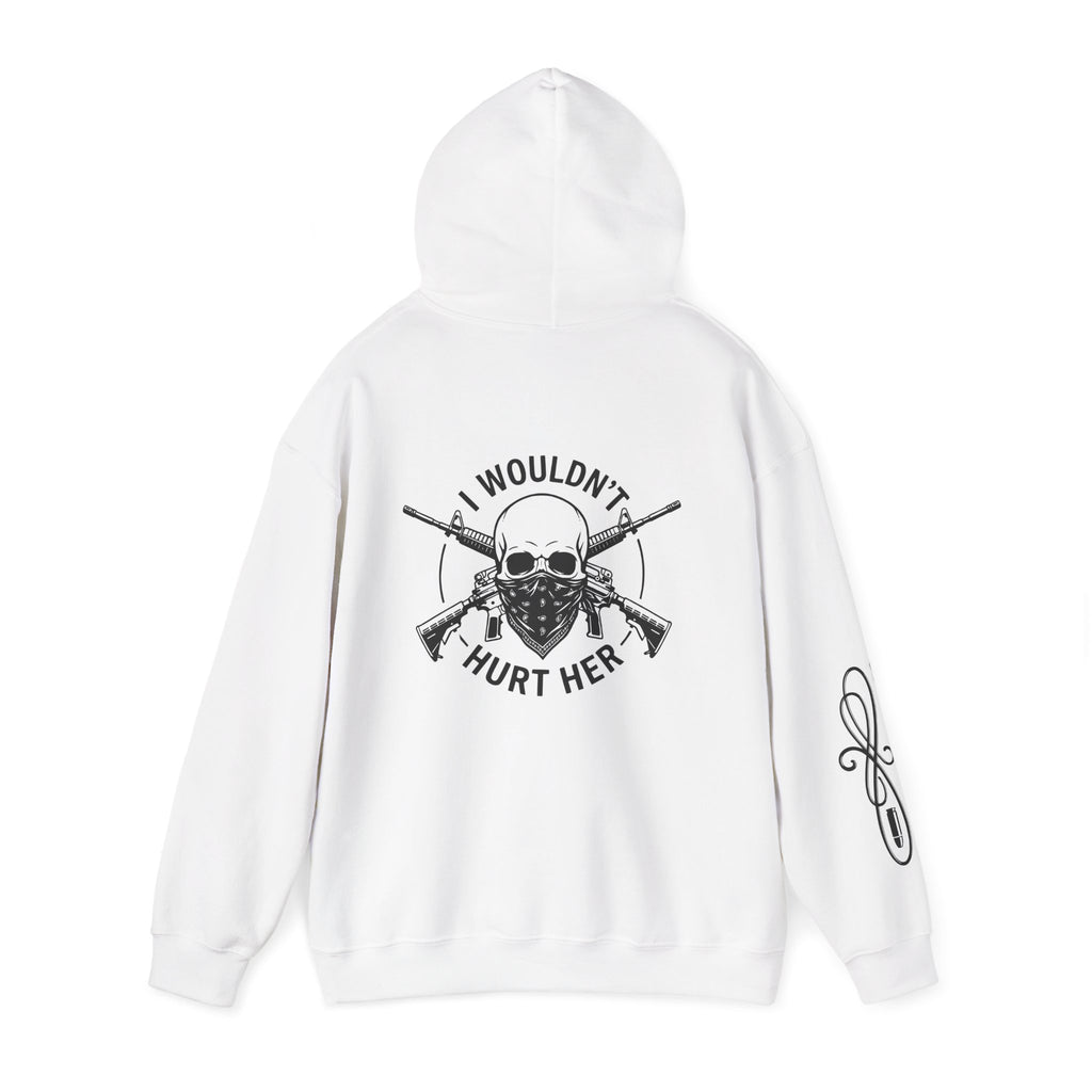 Protective Dad-Assault Rifles Hoodie | Here’s Your Warning