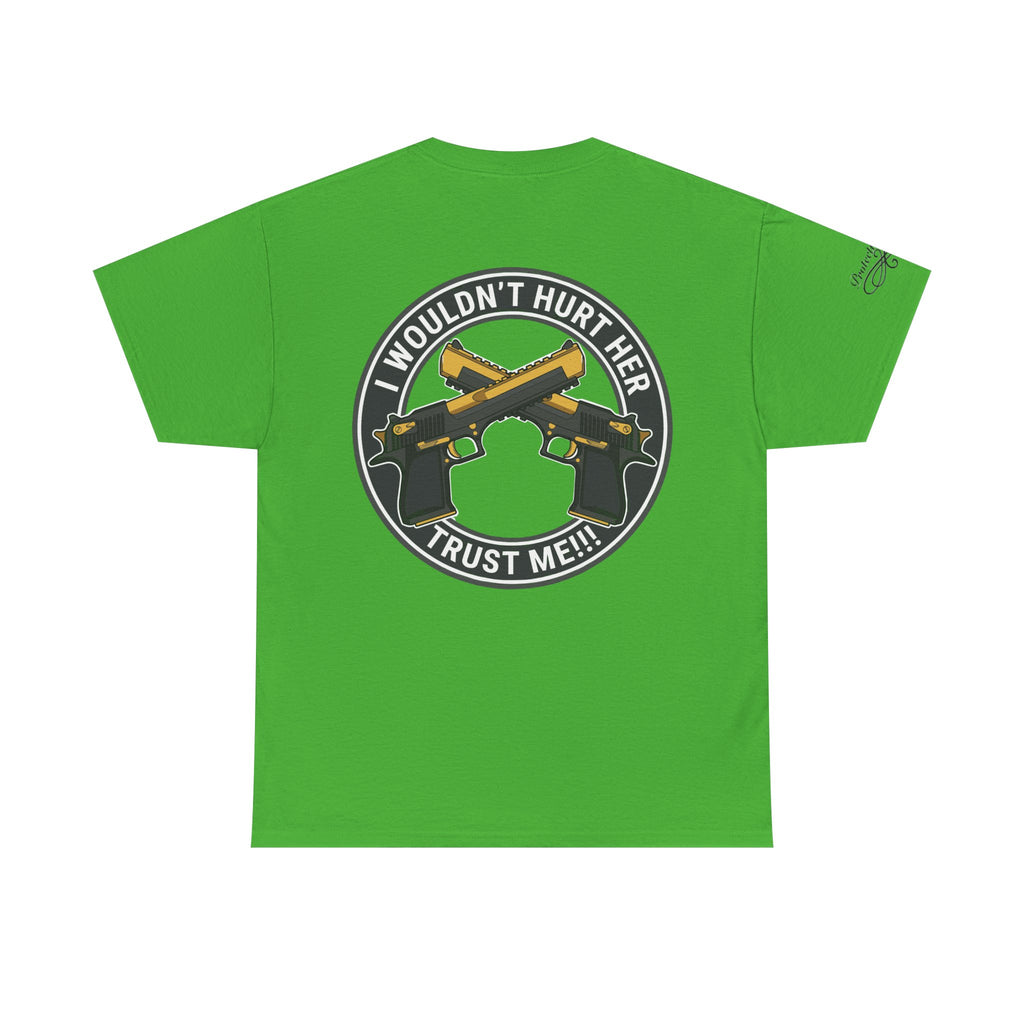 Protective Dad Pistols T-Shirt | Here’s Your Warning