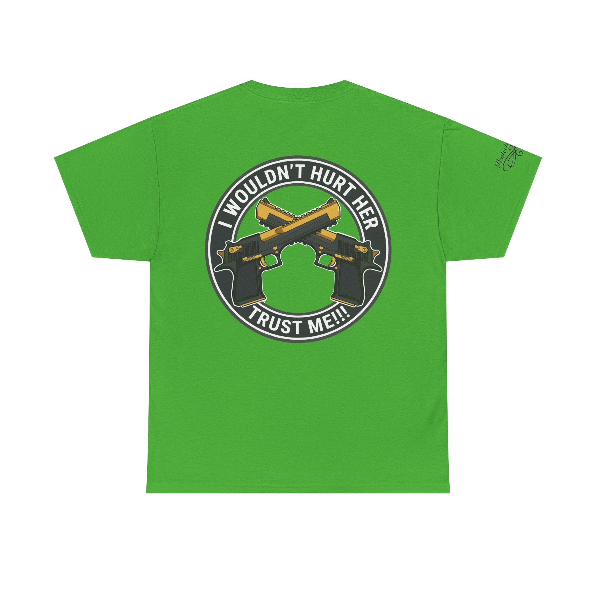Protective Dad Pistols T-Shirt | Here’s Your Warning