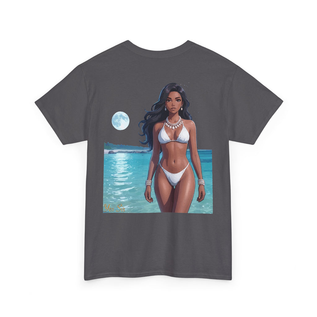 Under the Moon Light Yes Sir T-Shirt | Parental Advisory  for the Bearded