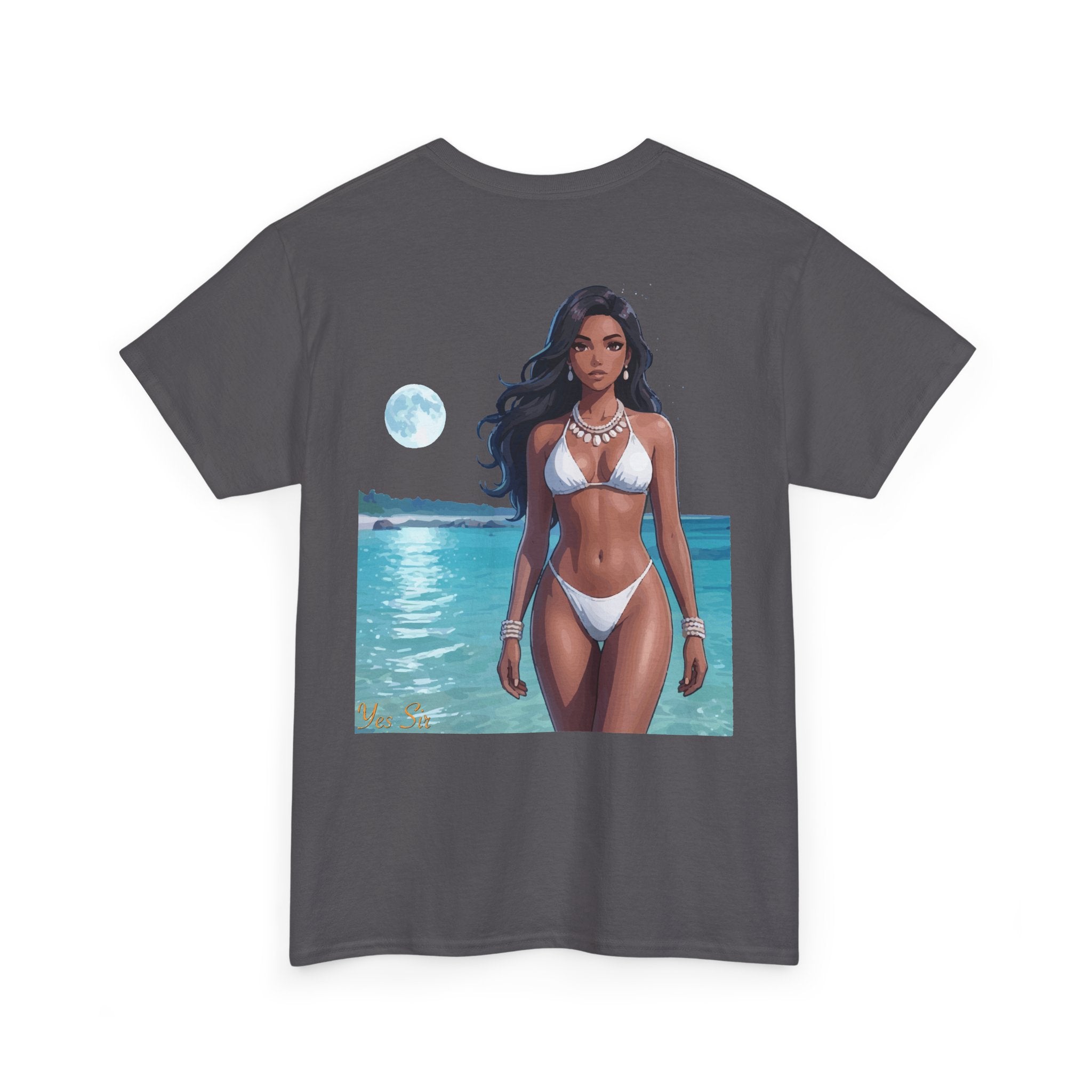 Under the Moon Light Yes Sir T-Shirt | Parental Advisory  for the Bearded