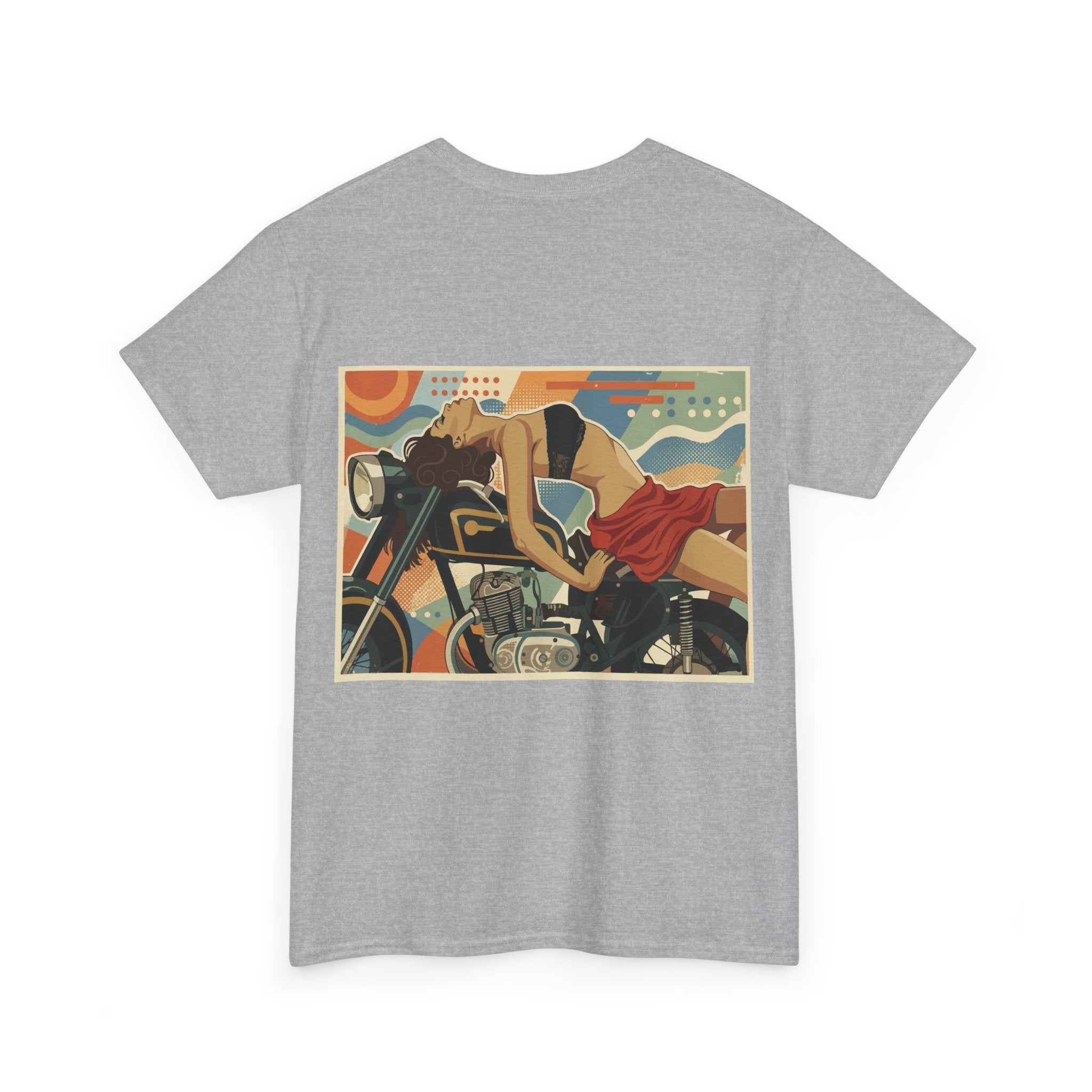 Good Girl-Pin Up Biker T-Shirt | Parental Advisory  for the Bearded