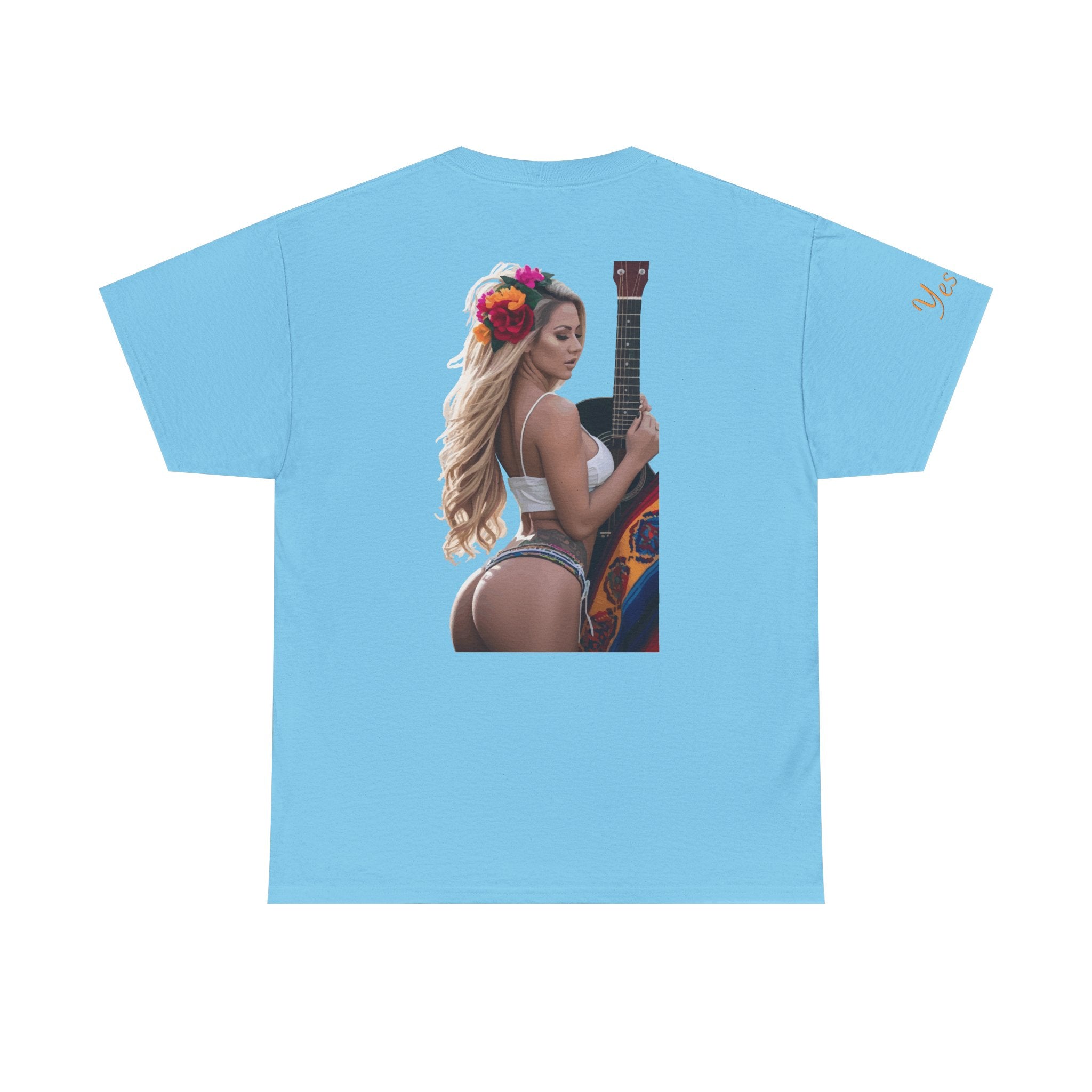 Pretty Flowers-Yes Sir T-Shirt | Parental Advisory  for the Bearded