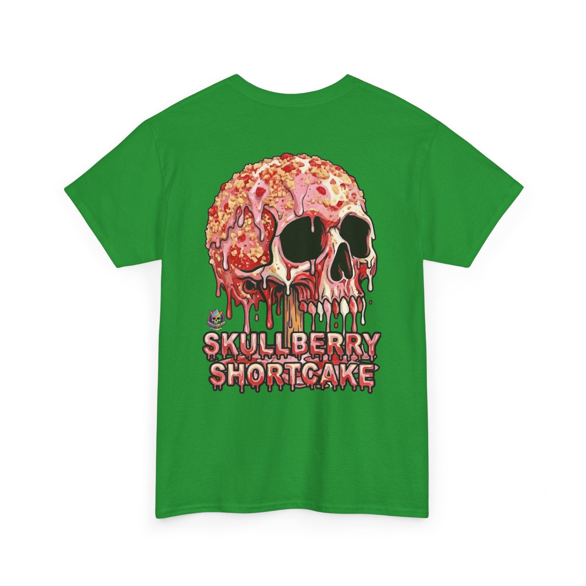 Skullcream-Skullberry Shortcake T-Shirt | Colorful Drip Graphic Tee