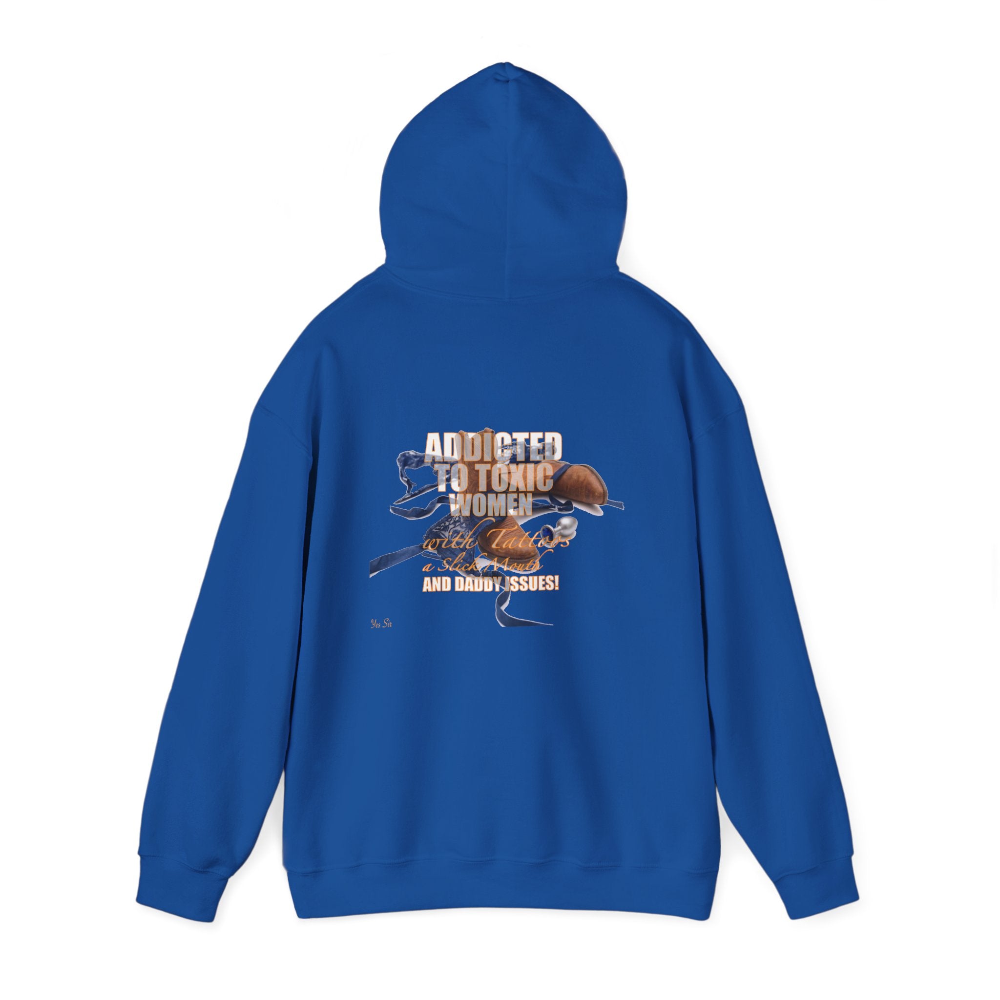Addicted | Yes Sir Hoodie | Recovering Addict Graphic Hoodie