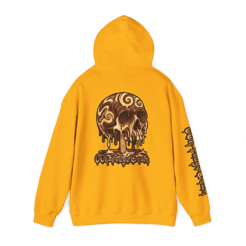 Skullcream-Ooh-Fudge Cream Hoodie | Dripping Skull Graphic