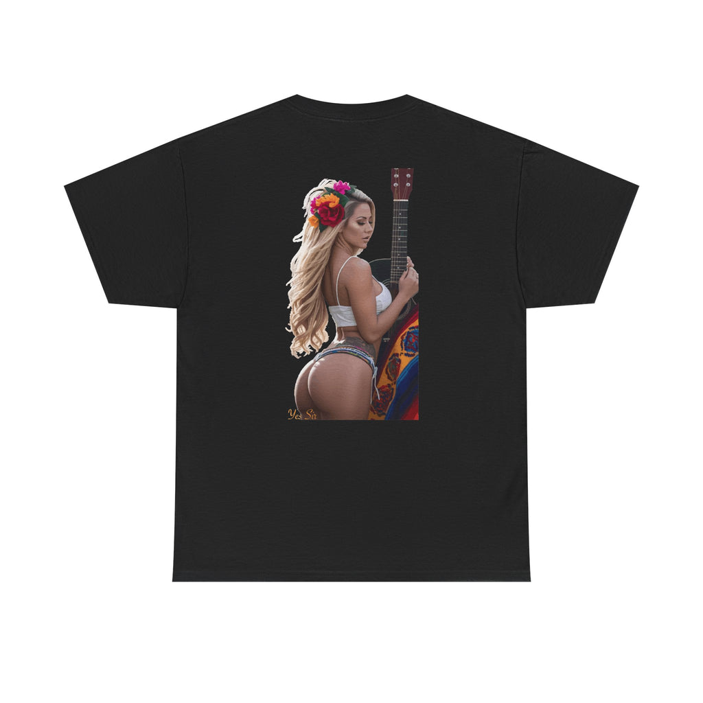 Pretty Flowers-Yes Sir T-Shirt | Parental Advisory  for the Bearded