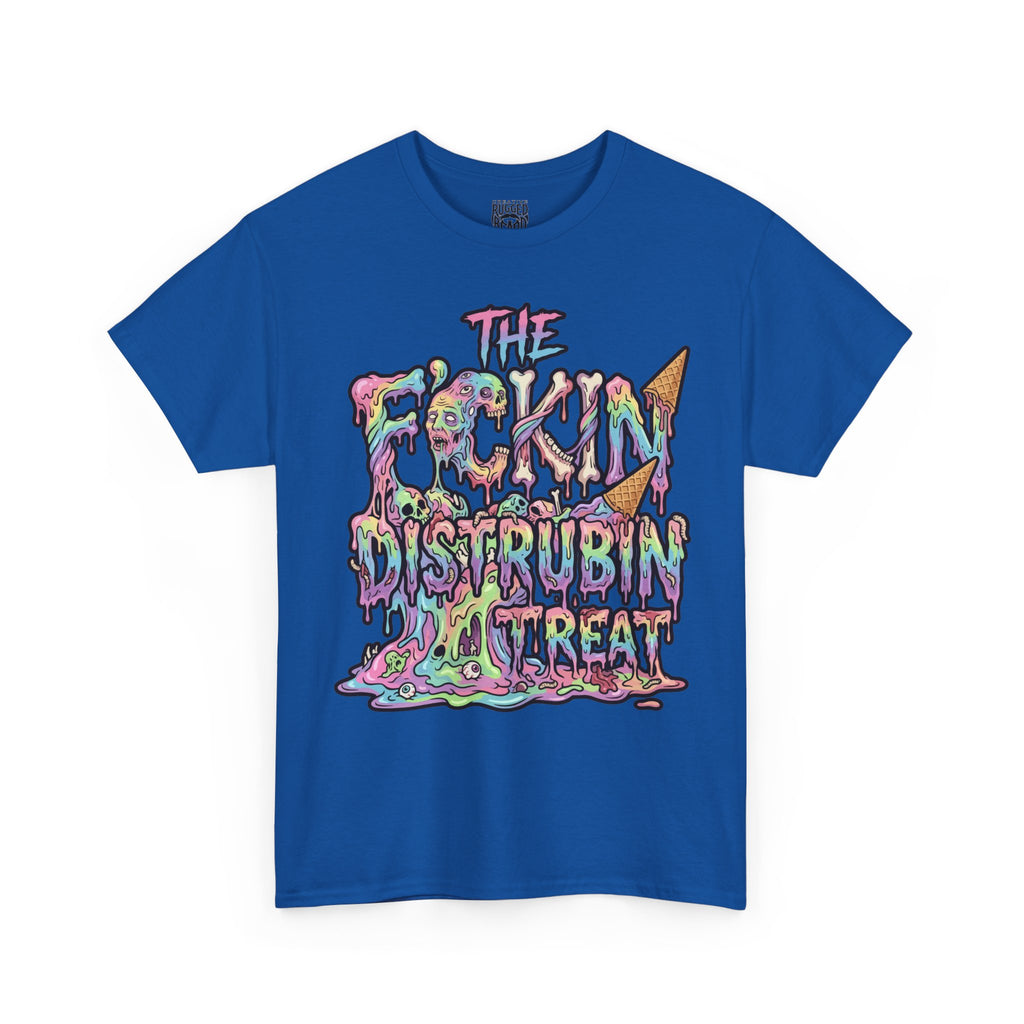 Skullcream-Orangeskull Cream Sickle T-Shirt | Colorful Drip Graphic Tee