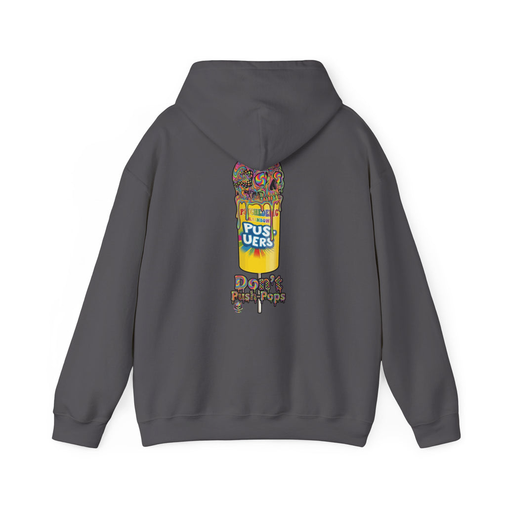 Skullcream-Don’t Push-Pops Hoodie | Dripping Skull Graphic