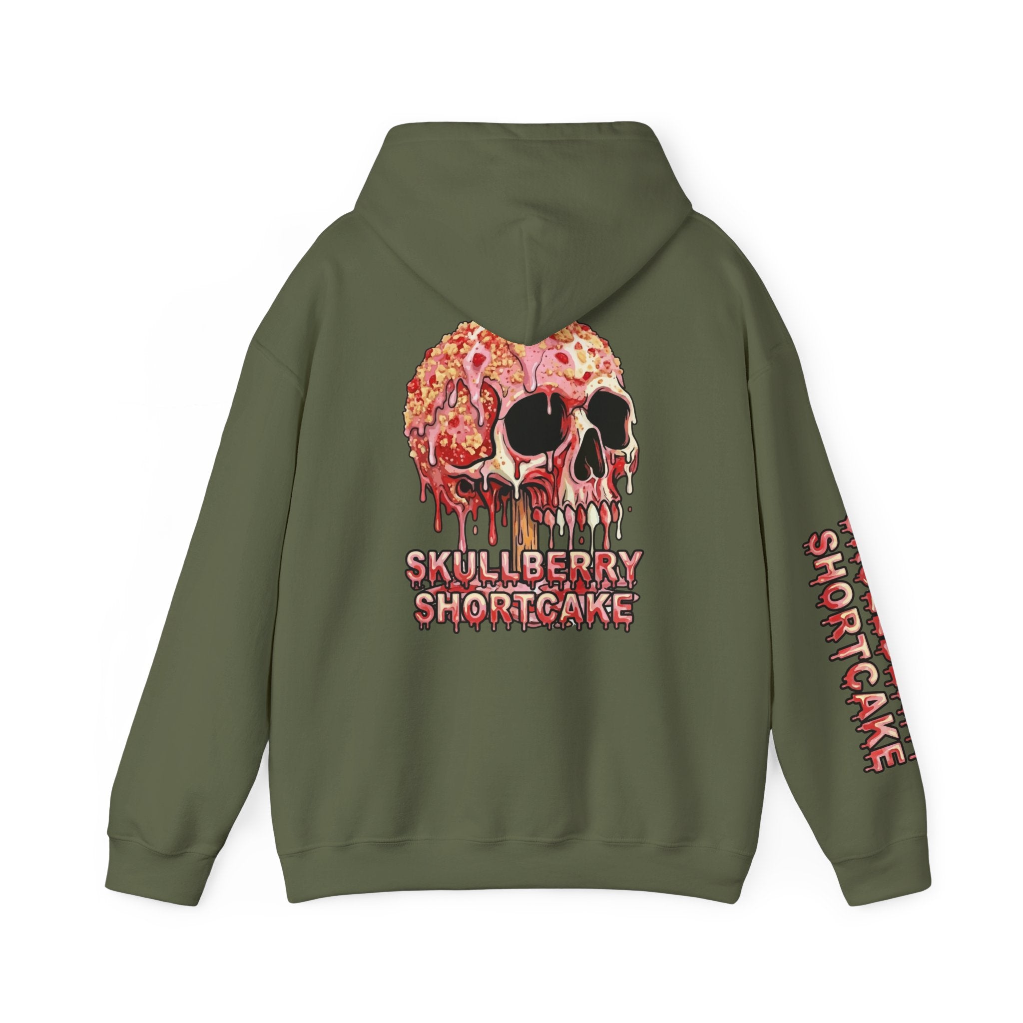 Skullcream-Skullberry Shortcake Hoodie | Dripping Skull Graphic