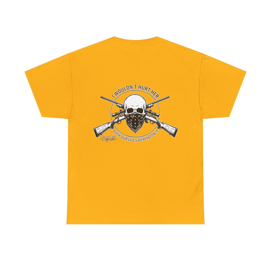 Protective Dad Rifles T-Shirt | Here’s Your Warning