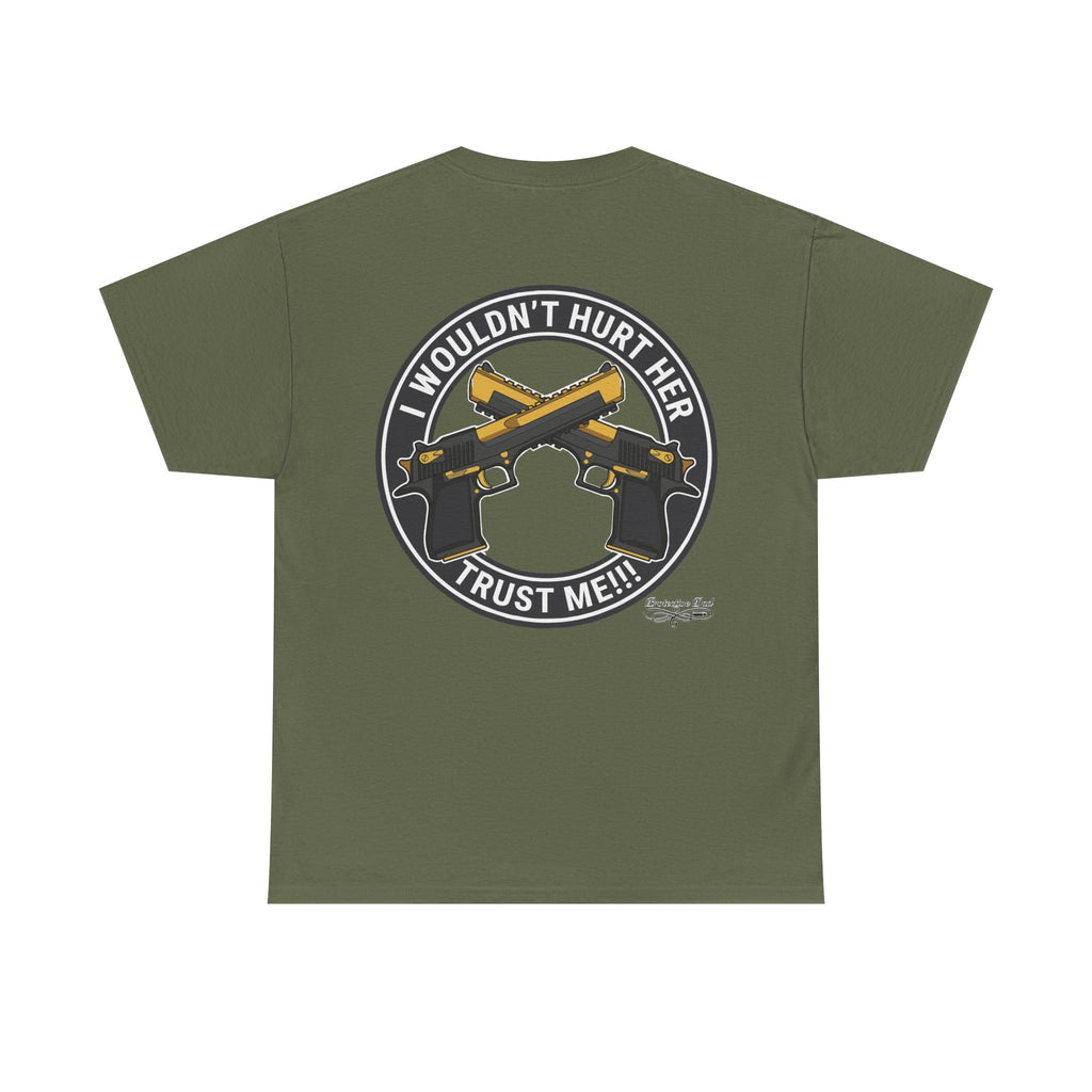 Protective Dad Pistols T-Shirt | Here’s Your Warning