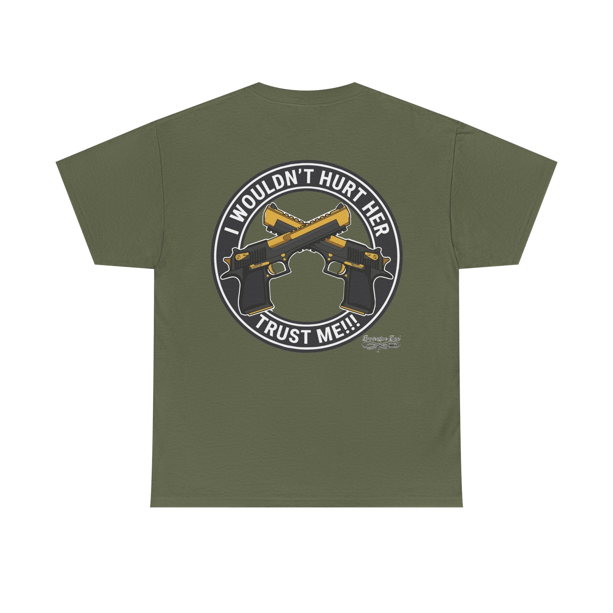 Protective Dad Pistols T-Shirt | Here’s Your Warning