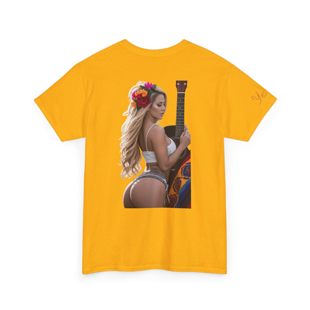Pretty Flowers-Yes Sir T-Shirt | Parental Advisory  for the Bearded