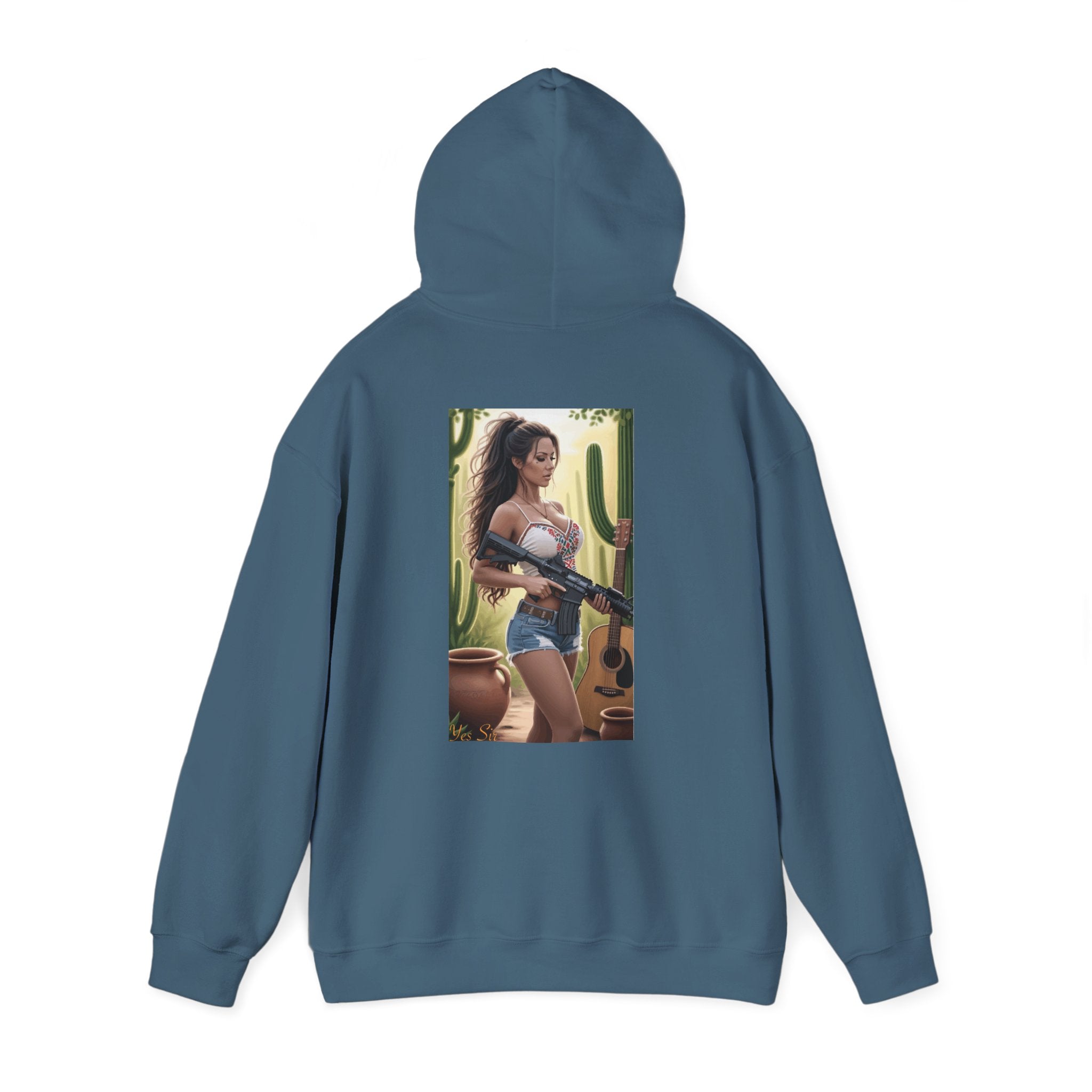 Nice Guitar- Yes Sir Hoodie | Parental Advisory  for the Bearded