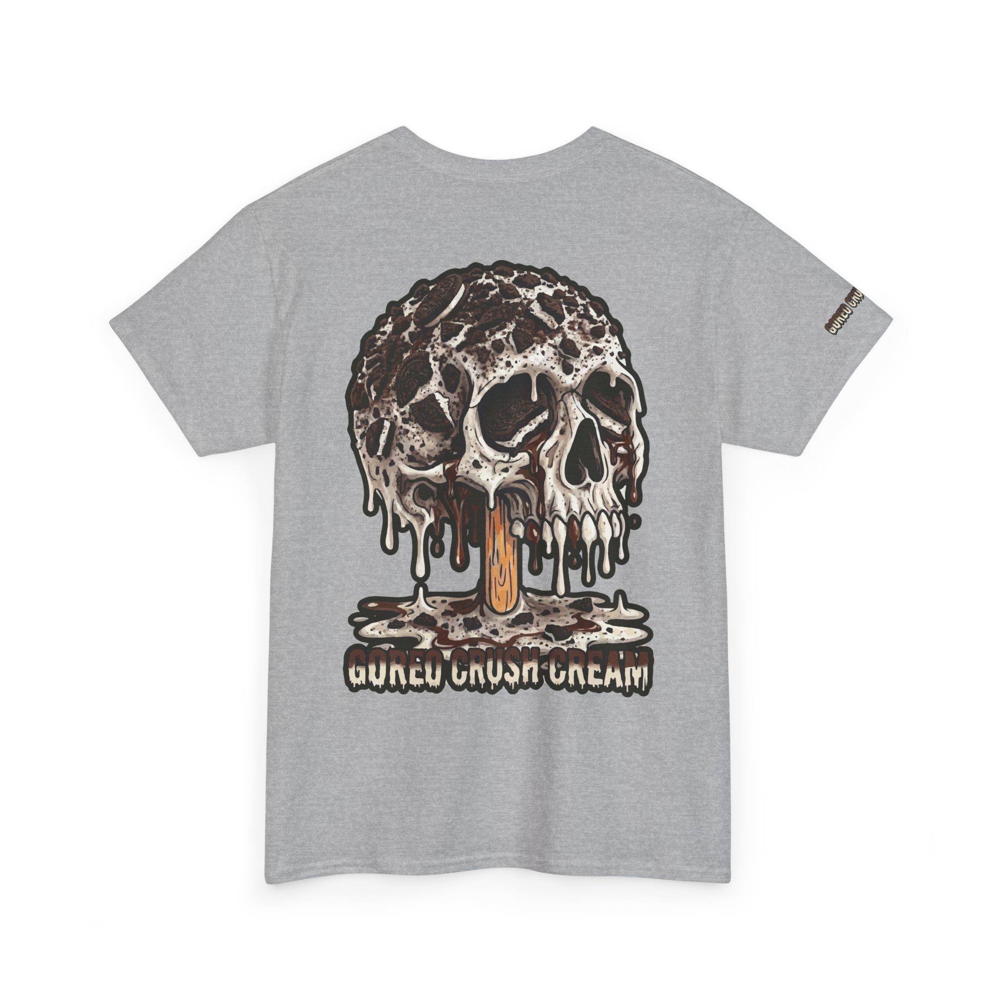 Skullcream-Goreo Crush Cream T-Shirt | Colorful Drip Graphic Tee