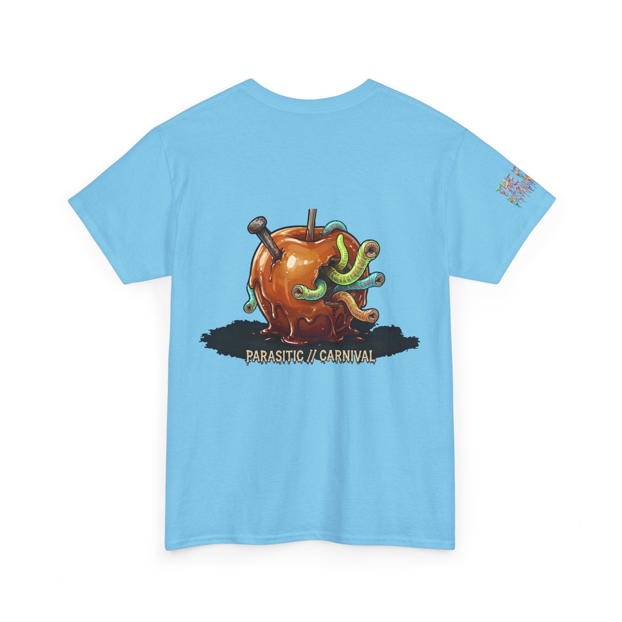Skullcream Carnival Caramel Apple - Spooky Candy Apple Graphic T-Shirt