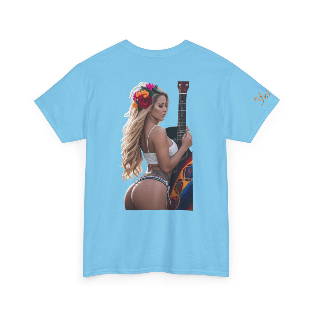 Pretty Flowers-Yes Sir T-Shirt | Parental Advisory  for the Bearded