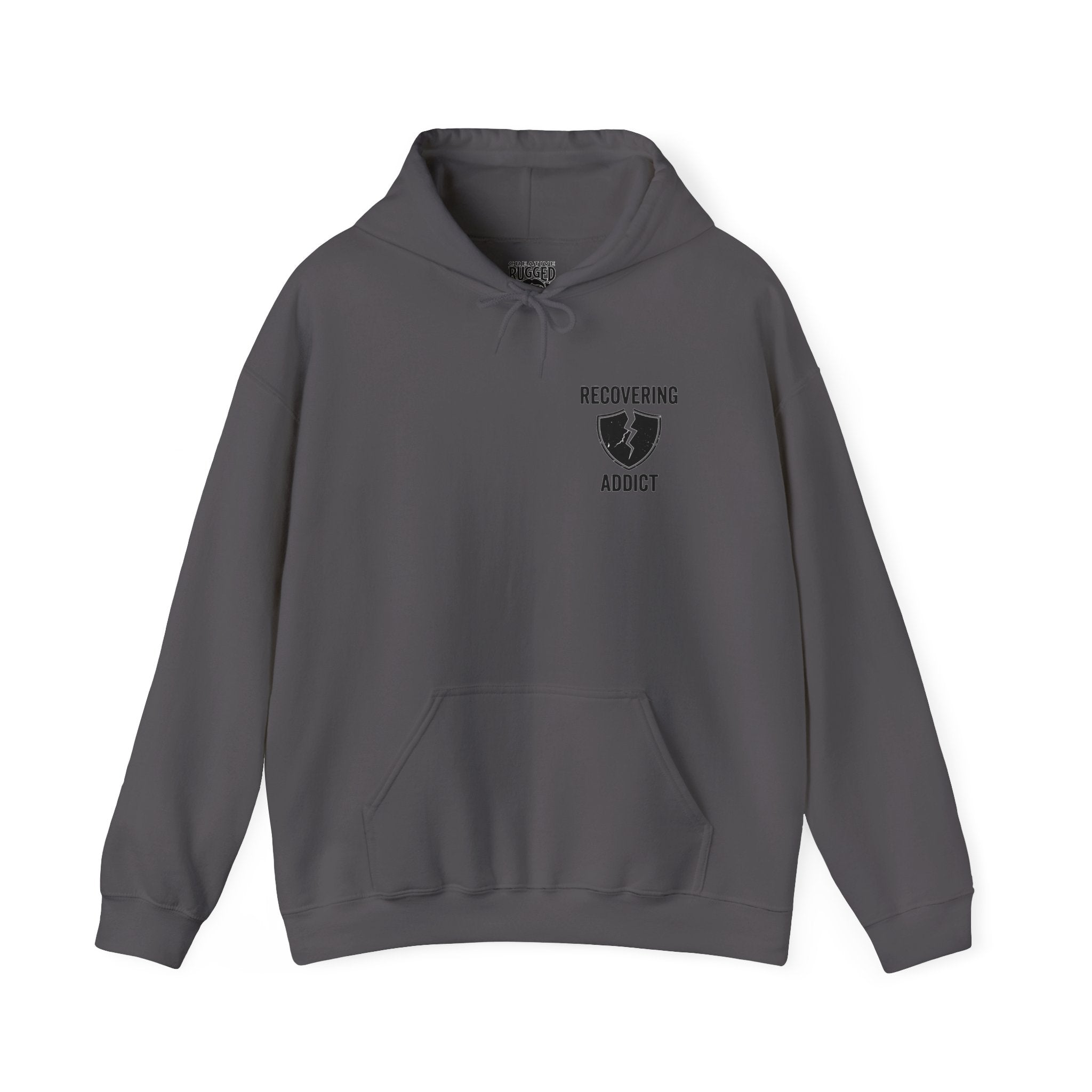 Addicted | Yes Sir Hoodie | Recovering Addict Graphic Hoodie