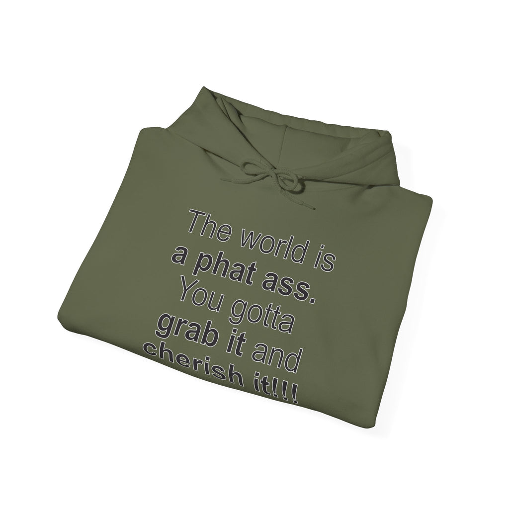 The World | Yes Sir Hoodie | Cherish It Graphic Hoodie