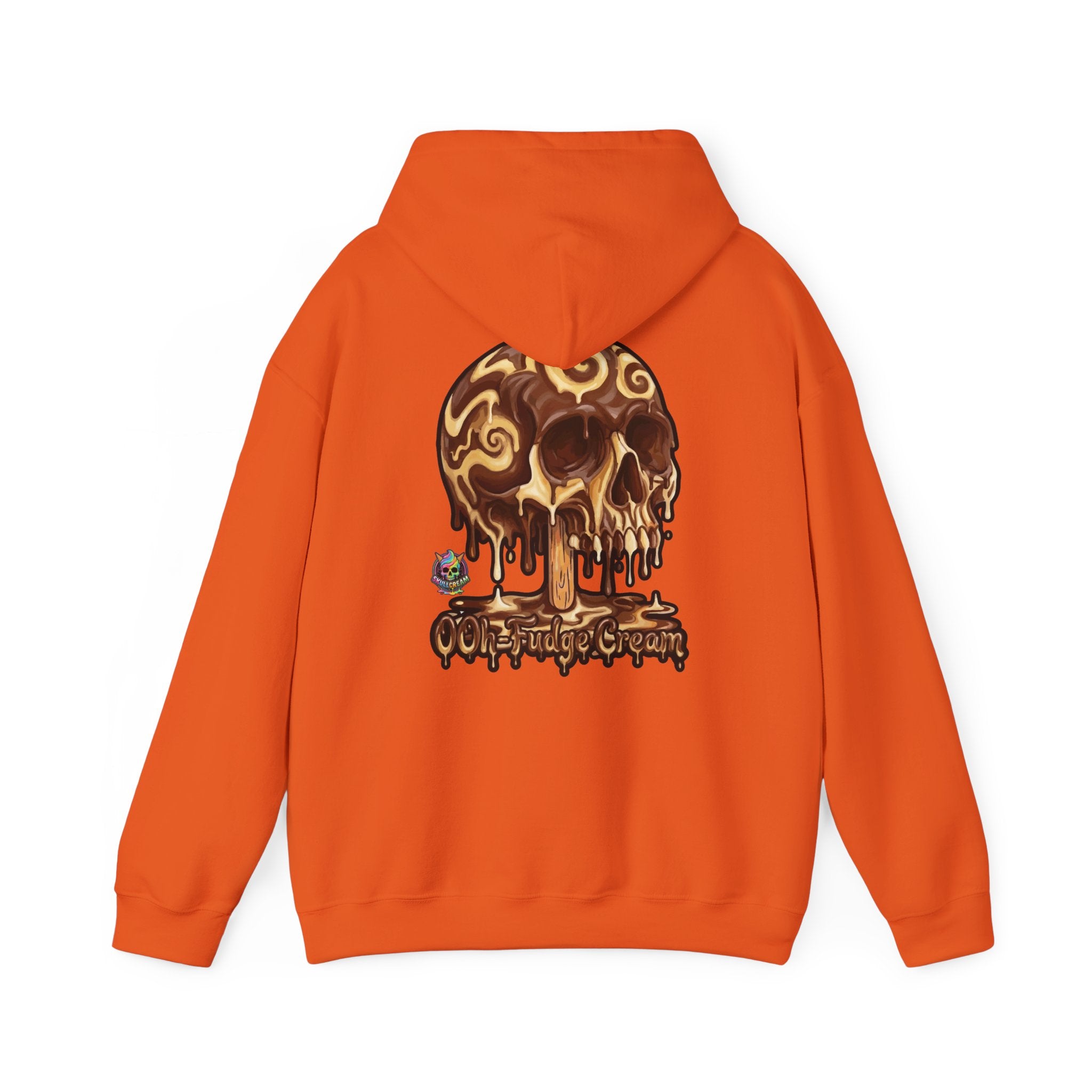 Skullcream-Ooh-Fudge Cream Hoodie | Dripping Skull Graphic