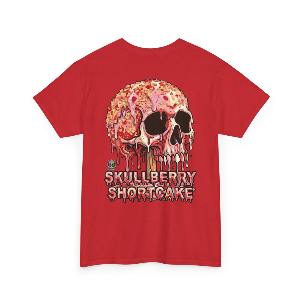 Skullcream-Skullberry Shortcake T-Shirt | Colorful Drip Graphic Tee