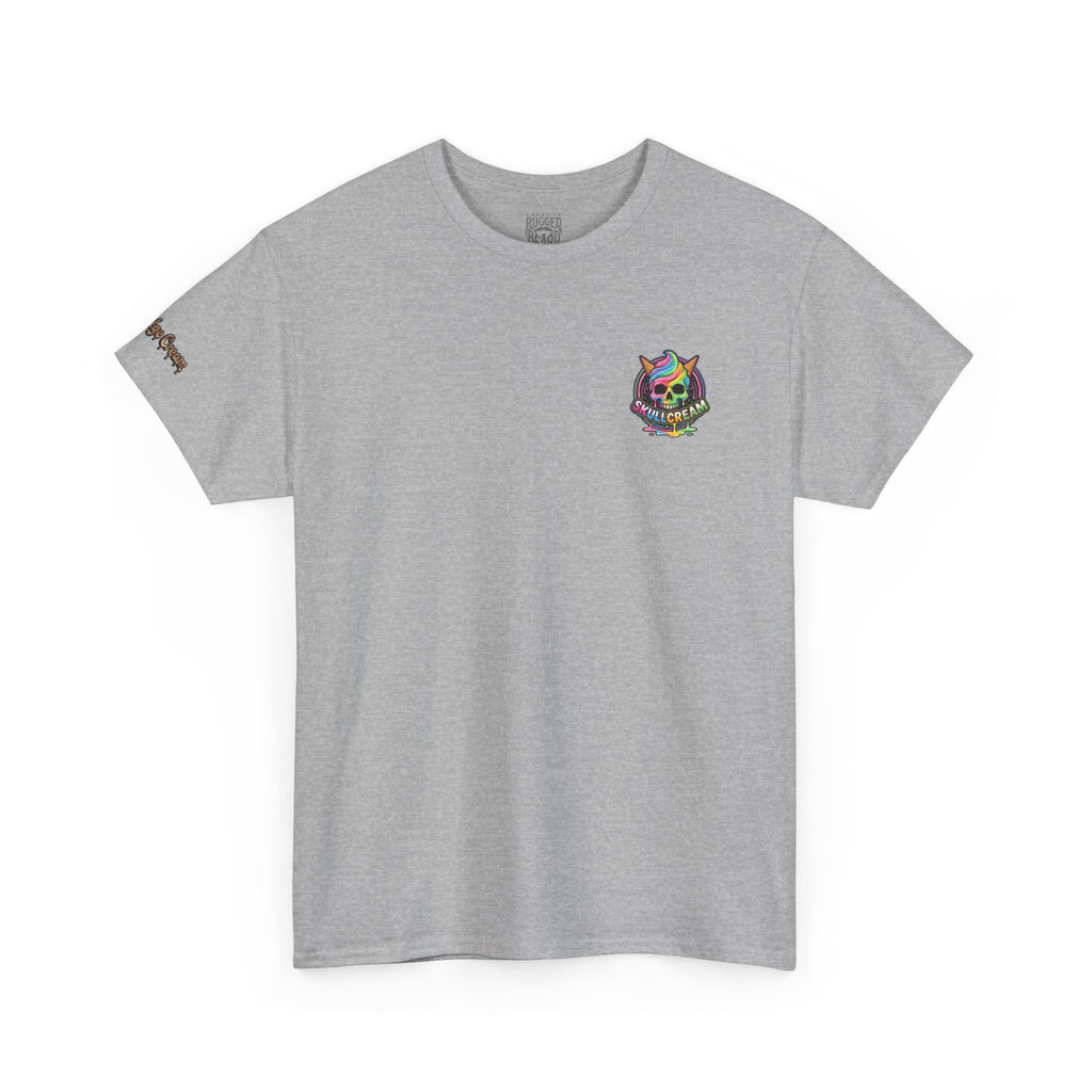 Skullcream-Ooh-Fudge Cream T-Shirt | Colorful Drip Graphic Tee