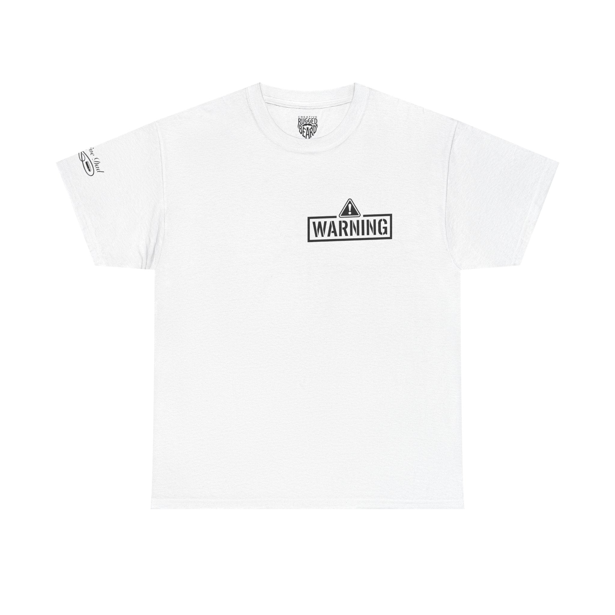 Protective Dad Assault Rifles T-Shirt | Here’s Your Warning