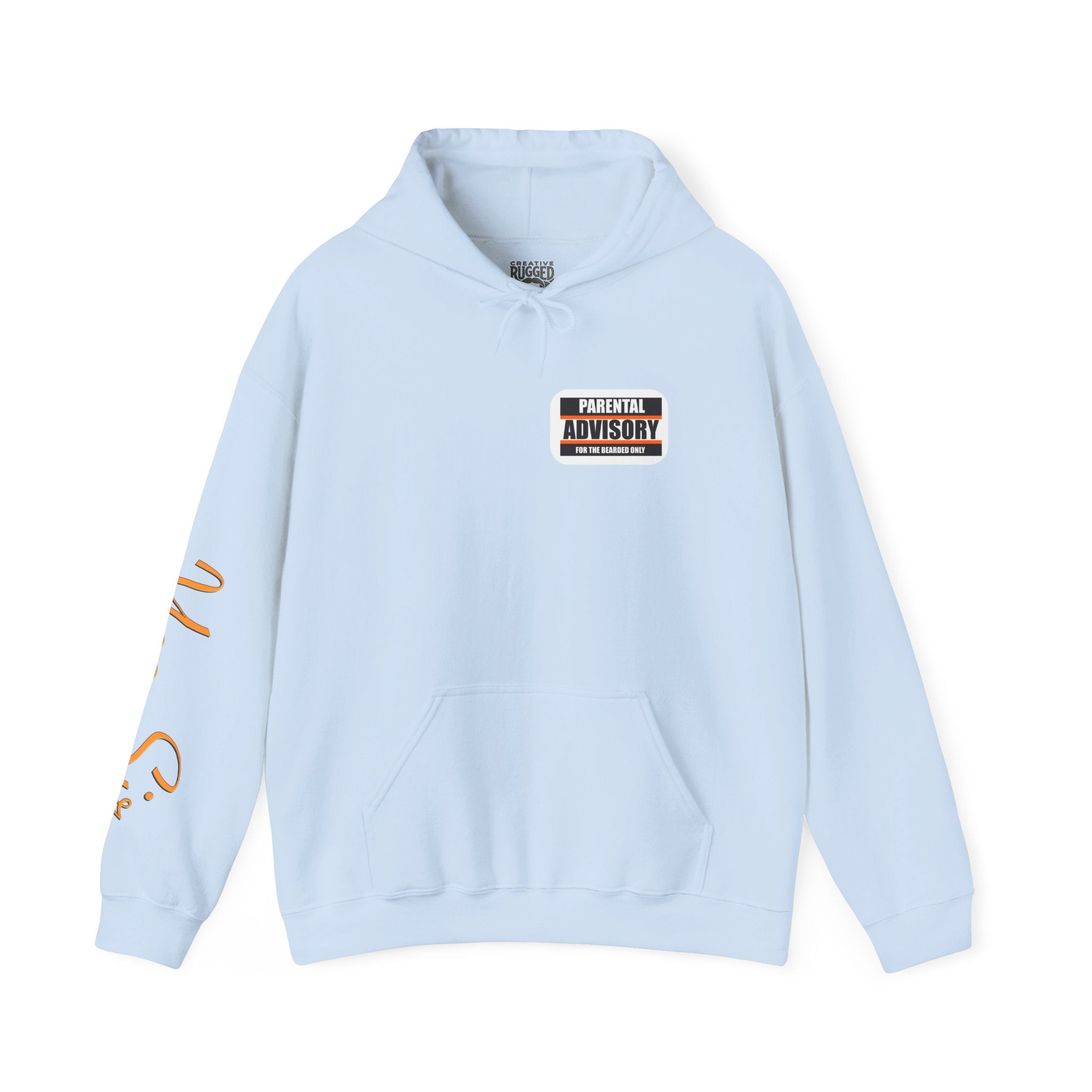 Pretty Flowers Yes Sir Hoodie | Parental Advisory  for the Bearded