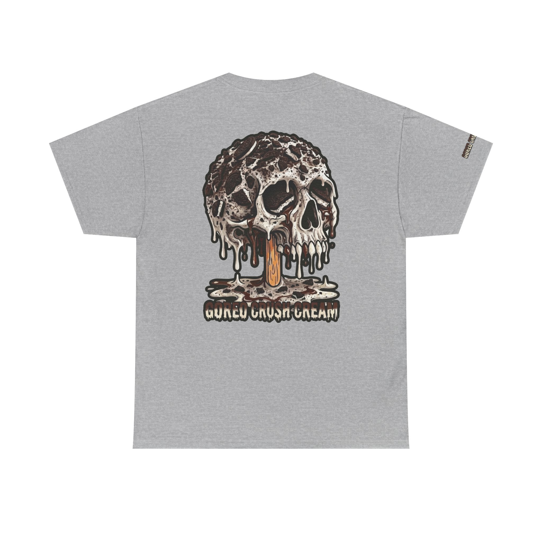Skullcream-Goreo Crush Cream T-Shirt | Colorful Drip Graphic Tee