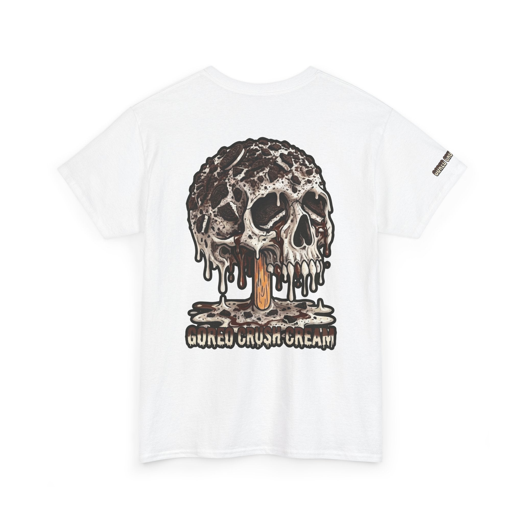 Skullcream-Goreo Crush Cream T-Shirt | Colorful Drip Graphic Tee