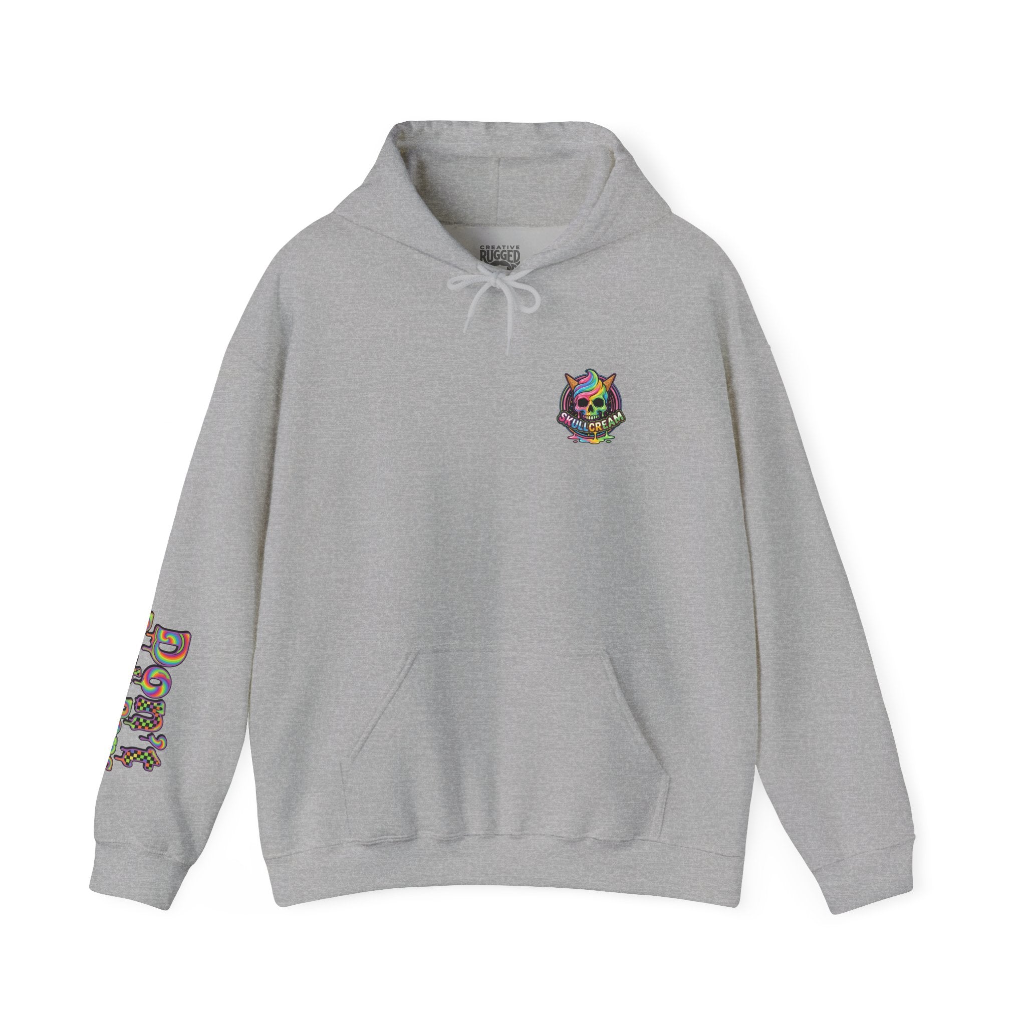 Skullcream-Don’t Push-Pops Hoodie | Dripping Skull Graphic