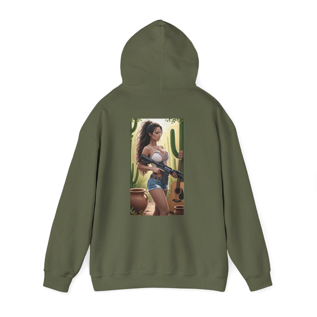 Nice Guitar- Yes Sir Hoodie | Parental Advisory  for the Bearded
