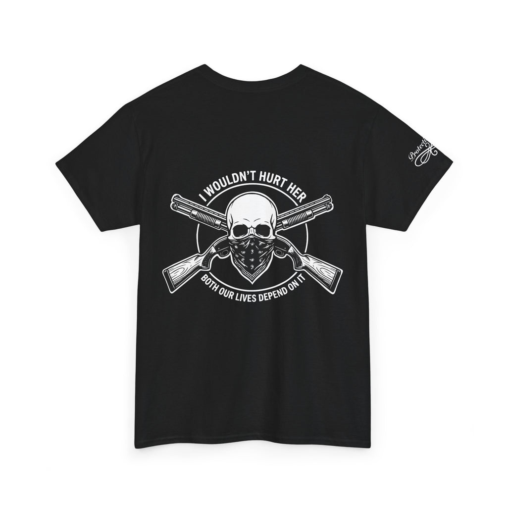 Protective Dad Shotguns T-Shirt | Here’s Your Warning
