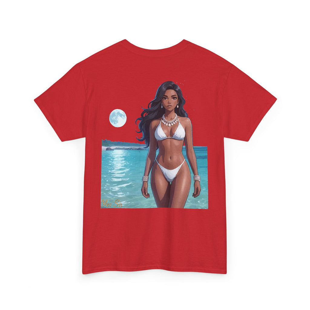 Under the Moon Light Yes Sir T-Shirt | Parental Advisory  for the Bearded