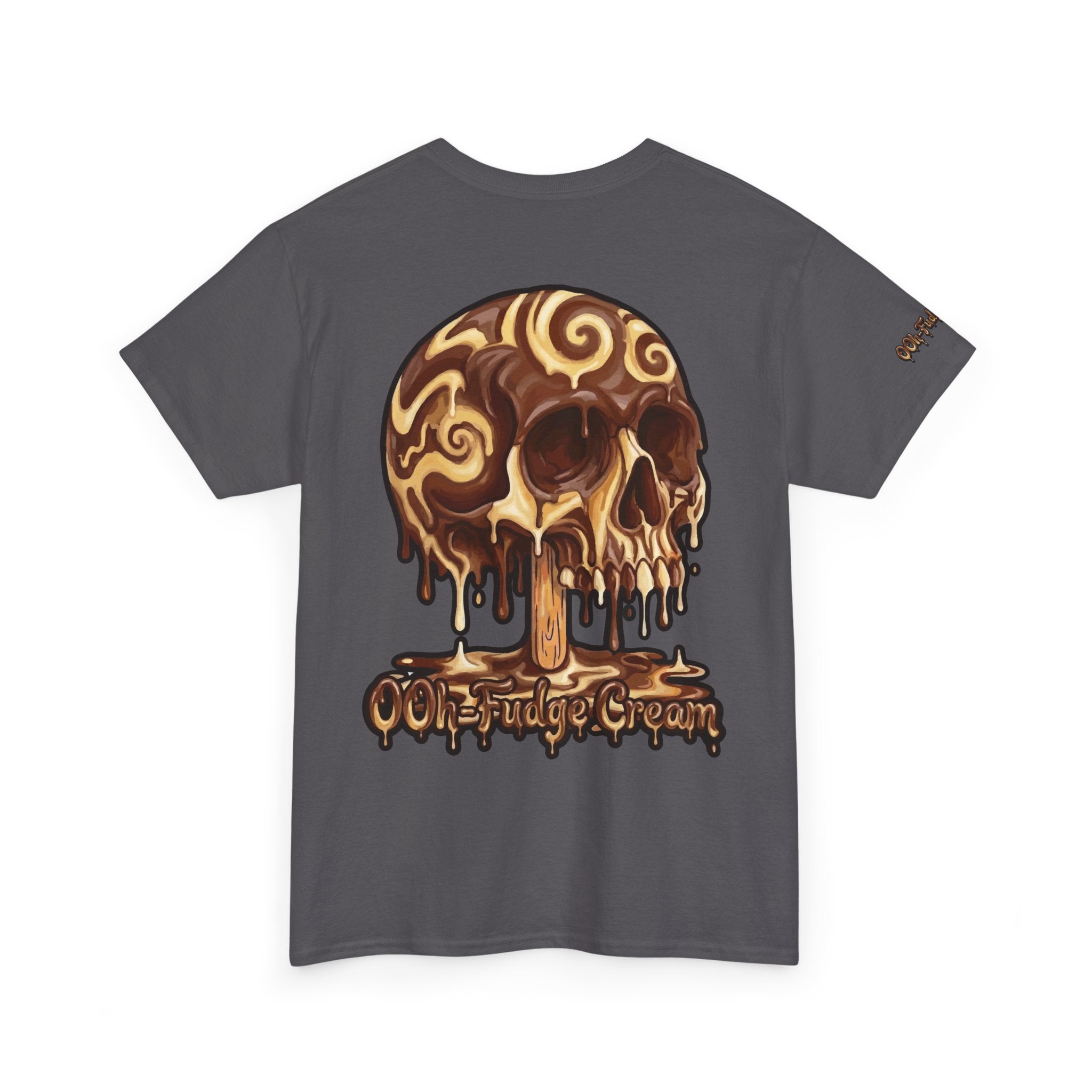 Skullcream-Ooh-Fudge Cream T-Shirt | Colorful Drip Graphic Tee