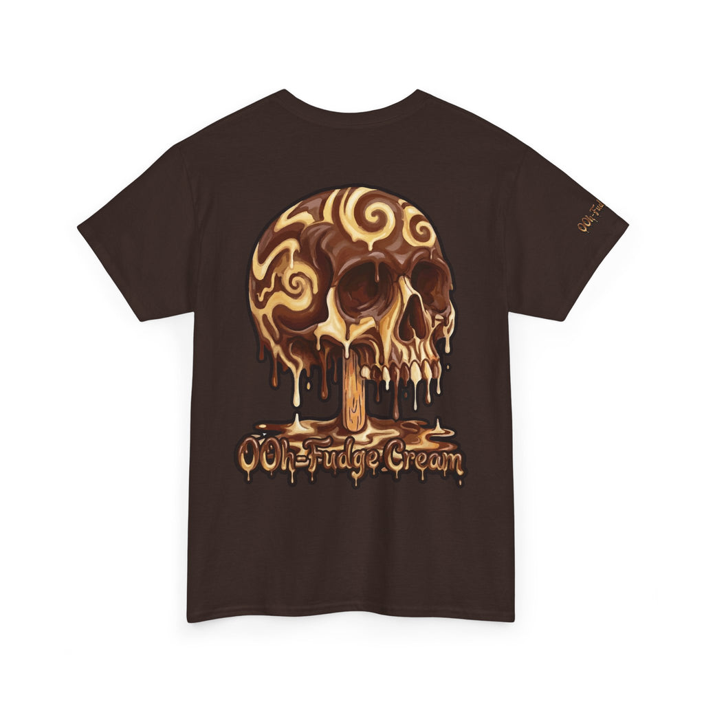 Skullcream-Ooh-Fudge Cream T-Shirt | Colorful Drip Graphic Tee