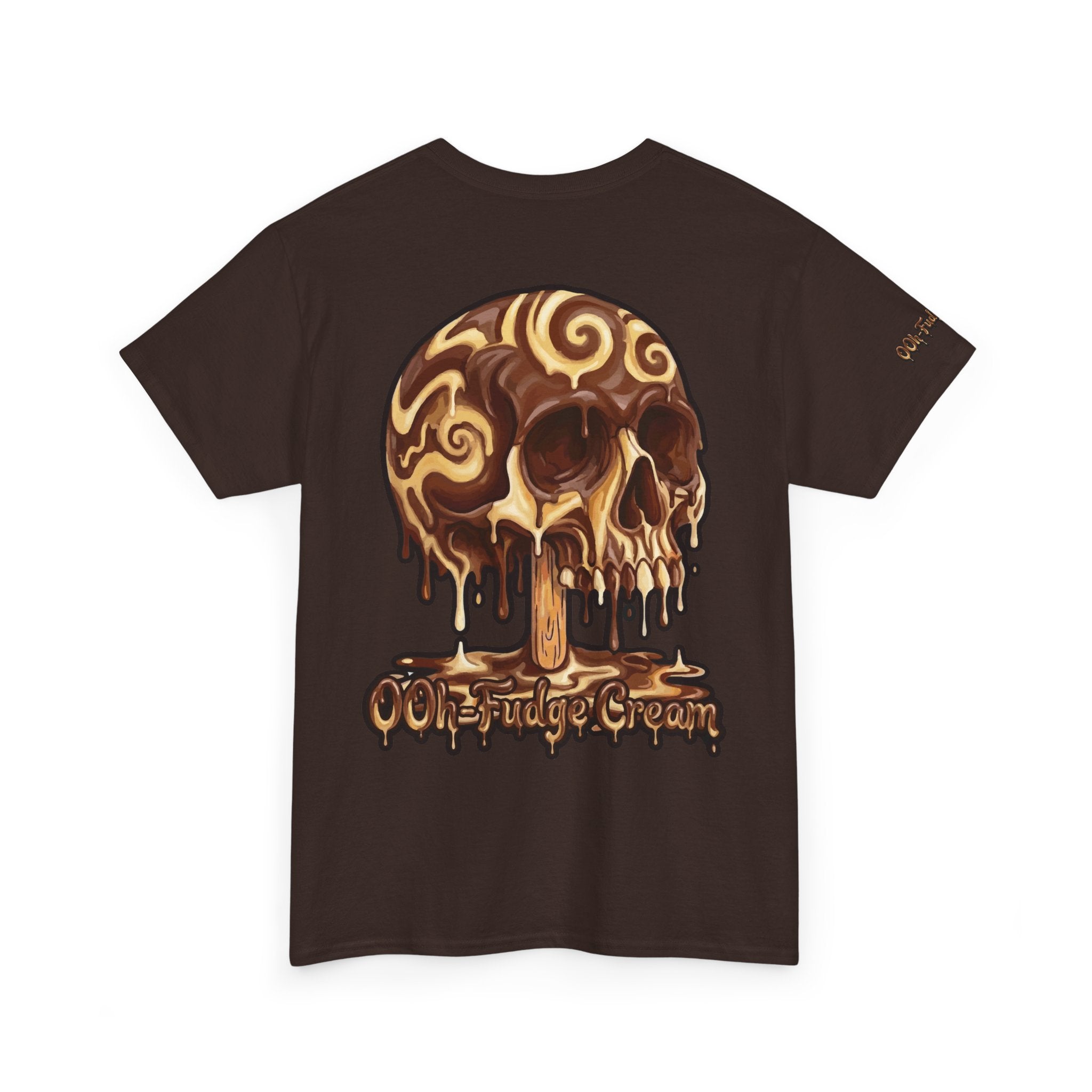 Skullcream-Ooh-Fudge Cream T-Shirt | Colorful Drip Graphic Tee